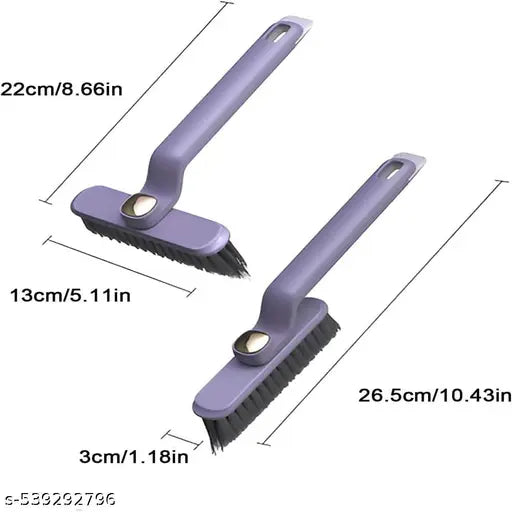 KN Enterprises 360 degree rotating gap brush with dual cleaning heads for tight spaces