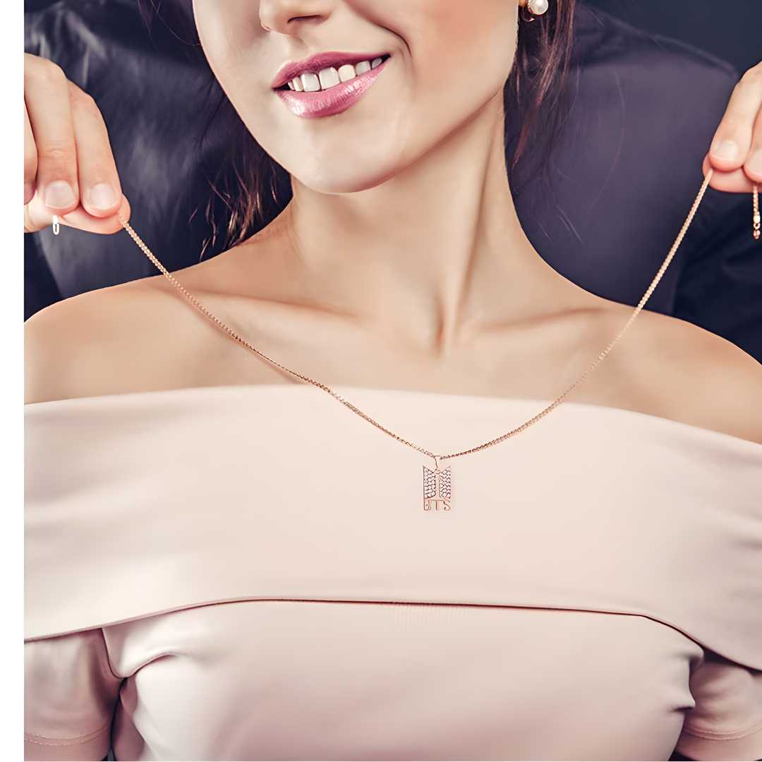 AVR JEWELS Korean BTS Army Necklace For women and girls - KN Enterprises
